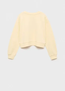 Dzieci MANGO Bluzy*Bawełniana bluza z napisem