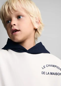 Dzieci MANGO Bluzy*Bawełniana bluza ze wzorem