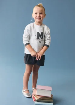 Dzieci MANGO Bluzy*Bawełniana bluza ze wzorem