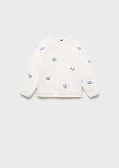 Dzieci MANGO Bluzy*Bawełniana bluza ze wzorem