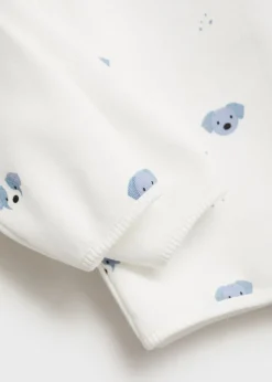 Dzieci MANGO Bluzy*Bawełniana bluza ze wzorem