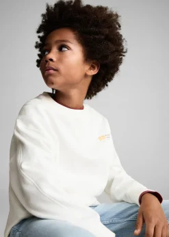 Dzieci MANGO Bluzy*Bawełniana bluza ze wzorem