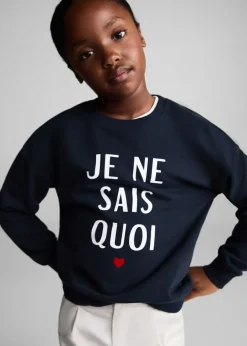 Dzieci MANGO Bluzy*Bawełniana bluza ze wzorem