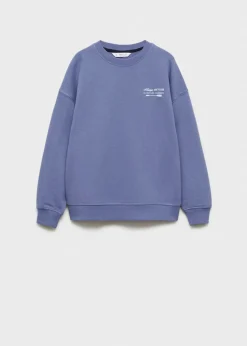 Dzieci MANGO Bluzy*Bawełniana bluza ze wzorem