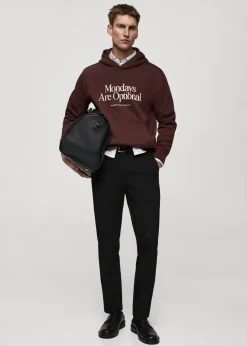 MANGO Bluzy*Bawełniana bluza ze wzorem