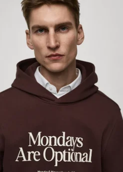 MANGO Bluzy*Bawełniana bluza ze wzorem