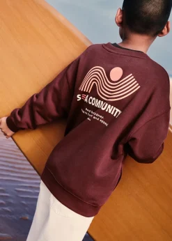 Dzieci MANGO Bluzy*Bawełniana bluza ze wzorem