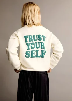 Dzieci MANGO Bluzy*Bawełniana bluza ze wzorem