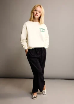 Dzieci MANGO Bluzy*Bawełniana bluza ze wzorem