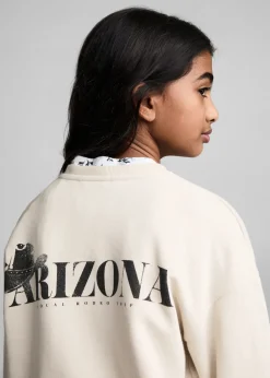 Dzieci MANGO Bluzy*Bawełniana bluza ze wzorem