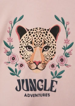 Dzieci MANGO Bluzy*Bawełniana bluza ze wzorem