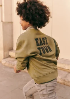 Dzieci MANGO Bluzy*Bawełniana bluza ze wzorem