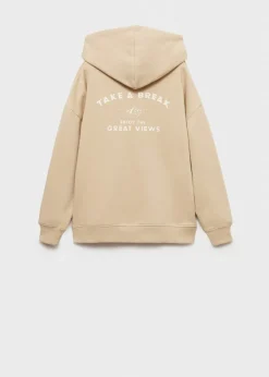 Dzieci MANGO Bluzy*Bawełniana bluza ze wzorem