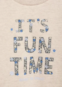 Dzieci MANGO Bluzy*Bawełniana bluza ze wzorem