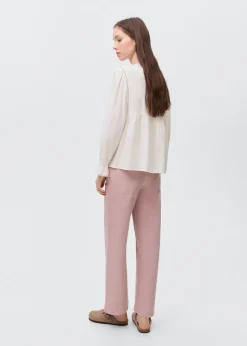 MANGO Koszule I Bluzki*Bawełniana bluzka z haftem