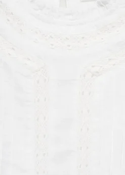 Dzieci MANGO Koszule I Bluzki*Bawełniana bluzka z haftem