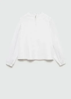 Dzieci MANGO Koszule I Bluzki*Bawełniana bluzka z haftem