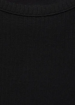 Dzieci MANGO Koszulki I Topy*Bawełniana, ściągaczowa koszulka