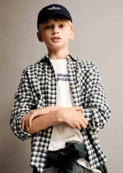 Dzieci MANGO Koszule*Bawełniana koszula w kratę