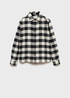 Dzieci MANGO Koszule*Bawełniana koszula w kratę