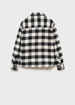 Dzieci MANGO Koszule*Bawełniana koszula w kratę