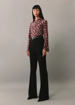 MANGO Koszule I Bluzki*Bawełniana koszula w kratę