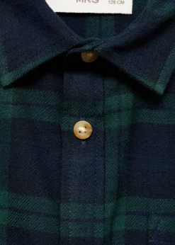 Dzieci MANGO Koszule*Bawełniana koszula w kratę