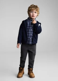 Dzieci MANGO Koszule*Bawełniana koszula w kratę