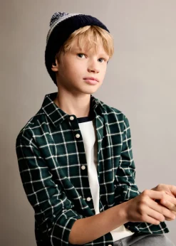 Dzieci MANGO Koszule*Bawełniana koszula w kratę