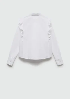 Dzieci MANGO Koszule I Bluzki*Bawełniana koszula z falbanami