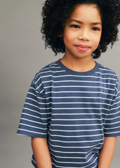 Dzieci MANGO Koszulki*Bawełniana koszulka w pasy