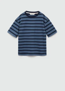 Dzieci MANGO Koszulki*Bawełniana koszulka w pasy