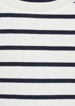 Dzieci MANGO Koszulki I Topy*Bawełniana koszulka w pasy