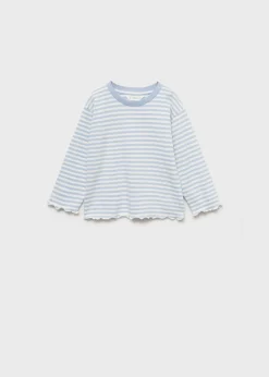 Dzieci MANGO Koszulki*Bawełniana koszulka w pasy