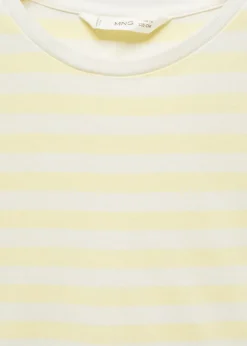 Dzieci MANGO Koszulki I Topy*Bawełniana koszulka w pasy