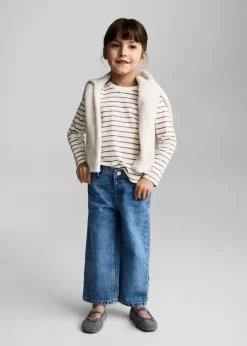 Dzieci MANGO Koszulki*Bawełniana koszulka w pasy