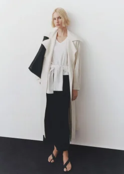 MANGO Koszulki*Bawełniana koszulka z dekoltem V