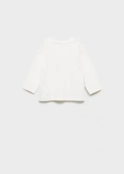 Dzieci MANGO Koszulki*Bawełniana koszulka z haftem