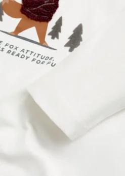 Dzieci MANGO Koszulki*Bawełniana koszulka z haftem