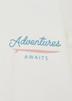 Dzieci MANGO Koszulki I Topy*Bawełniana koszulka z haftem