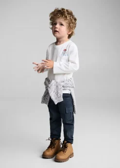 Dzieci MANGO Koszulki*Bawełniana koszulka z haftem