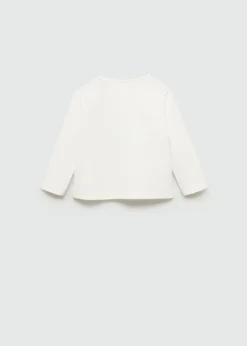 Dzieci MANGO T-shirty I Body*Bawełniana koszulka z haftem