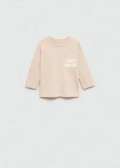 Dzieci MANGO Koszulki*Bawełniana koszulka z haftem