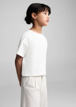 Dzieci MANGO Koszulki I Topy*Bawełniana koszulka z kieszenią