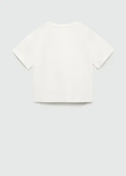 Dzieci MANGO Koszulki I Topy*Bawełniana koszulka z kieszenią