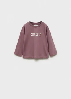 Dzieci MANGO Koszulki*Bawełniana koszulka z napisem