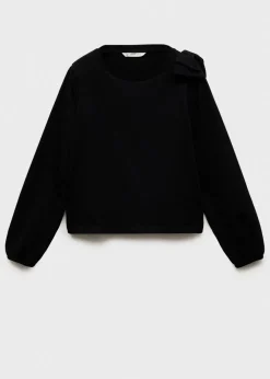 Dzieci MANGO Koszulki I Topy*Bawełniana koszulka z wiązaniem