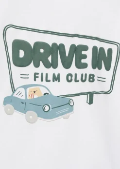 Dzieci MANGO Koszulki*Bawełniana koszulka z wytłaczanym wzorem