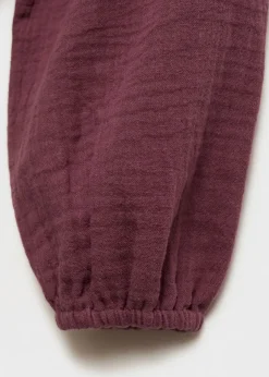 Dzieci MANGO Sukienki I Kombinezony*Bawełniana sukienka z haftem