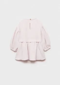 Dzieci MANGO Sukienki I Kombinezony*Bawełniana sukienka zapinana na guziki